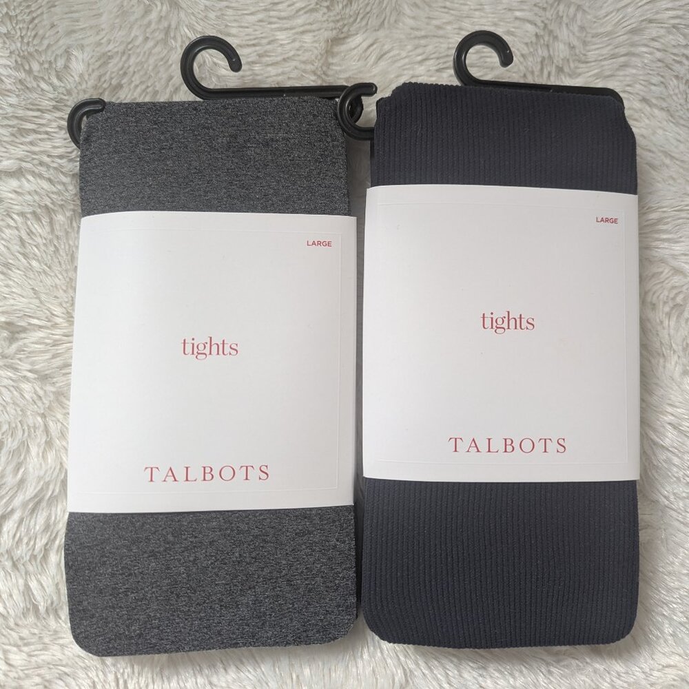 Talbots tights (2 pairs)
